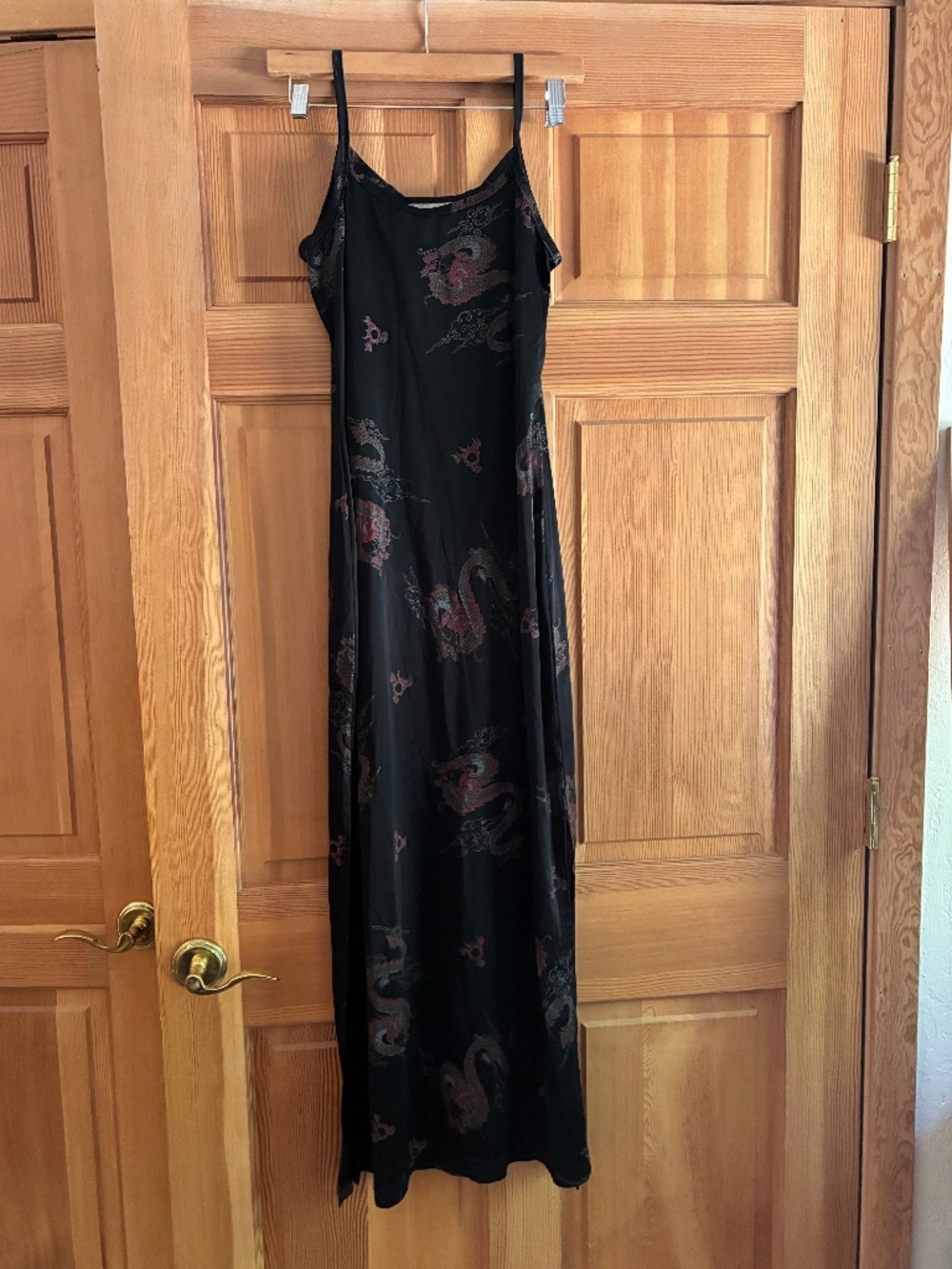 satin oriental dress